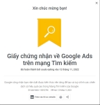 Chứng chỉ Google Ads Search